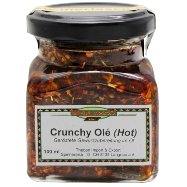 Merlasco Crunchy Ole Hot Roasted Spice Preparation - 100 ml