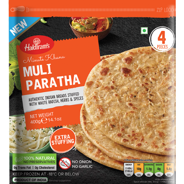Muli Paratha 4 pcs - 400 g