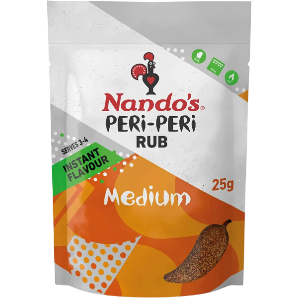 Nandos Medium Peri Peri Rub - 25 g