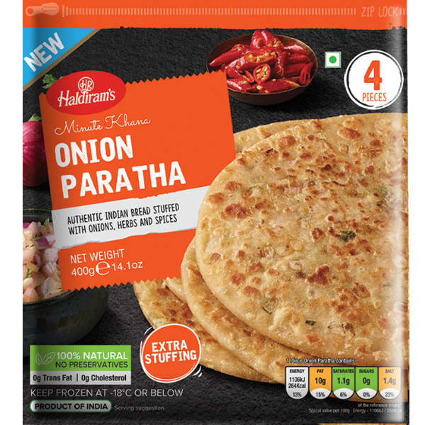 Onion Paratha 4 pcs - 400 g