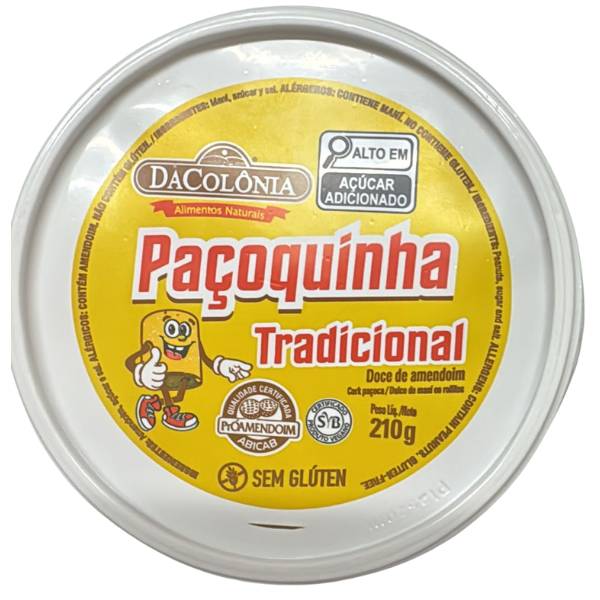 Pacoca Rolha Traditional Dacolonia – 210 g