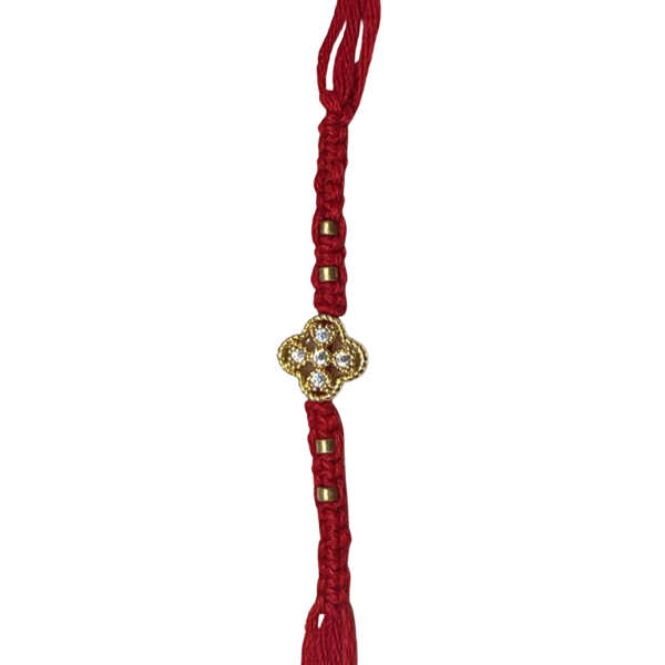 Designer Gold-Tone Stone Rakhi