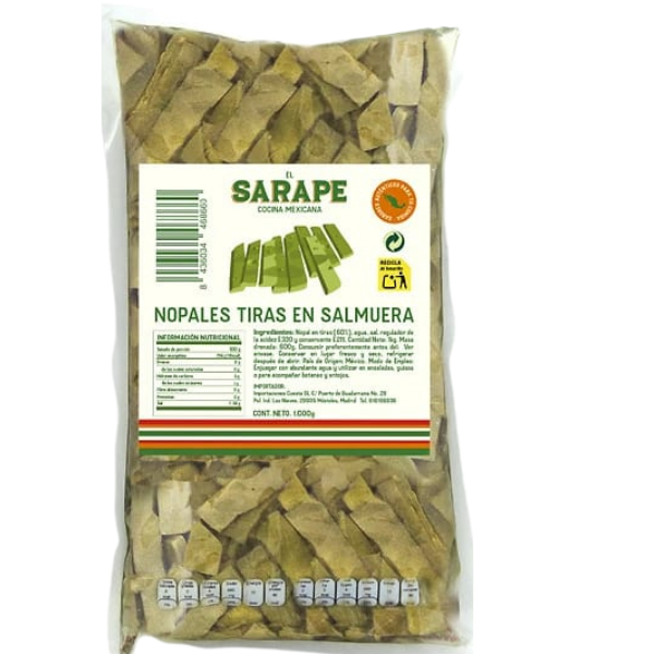 Del Barrio Roasted Nopales Strips – 1 kg