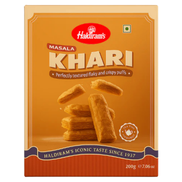 Haldiram Khari Puff Masala – 200 g