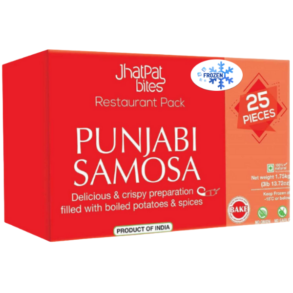 Punjabi Samosa Value Pack (25 pcs) Frozen - 1.75 kg