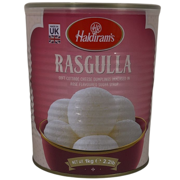 Rasgulla (14 pcs) in Tin - 1 kg