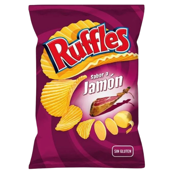 Ruffles Presunto (Ham Flavour) Potato Chips – 115 g