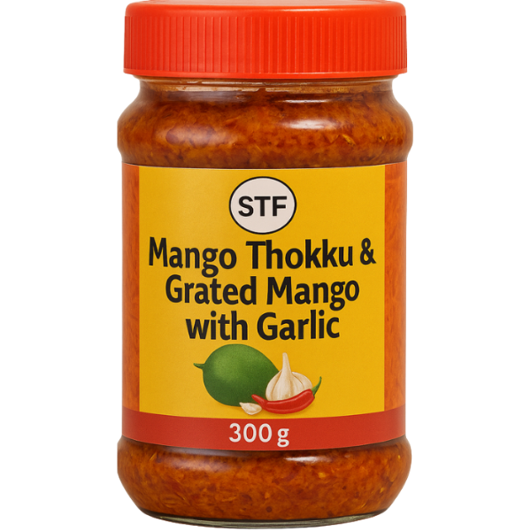 STF Mango Thokku & Grated Mango with Garlic – 300 g