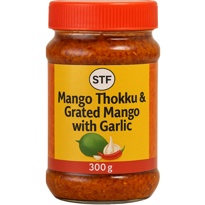 STF Mango Thokku & Grated Mango with Garlic – 300 g