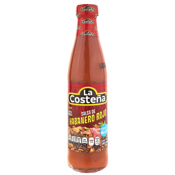 Salsa de Habanero Rojo La Costena - 145 ml