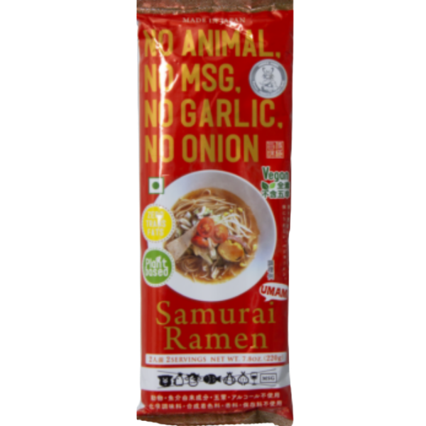 Samurai Ramen Kit Without Garlic & Onions 2 Port - 220 g