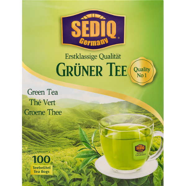 Sediq Green Tea – 100 Tea Bags