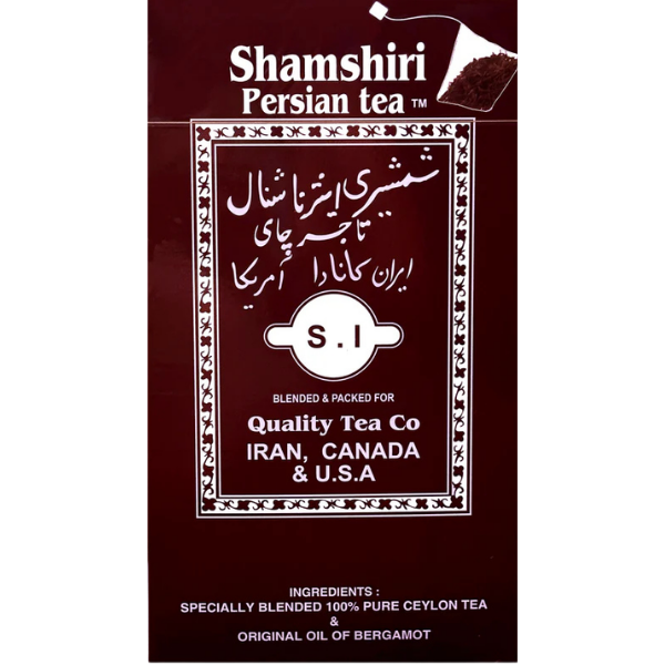 Shamshiri Persian Tea 100 Teabags – 200 g