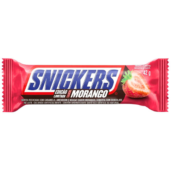 Snickers Morango Strawberry - 42 g