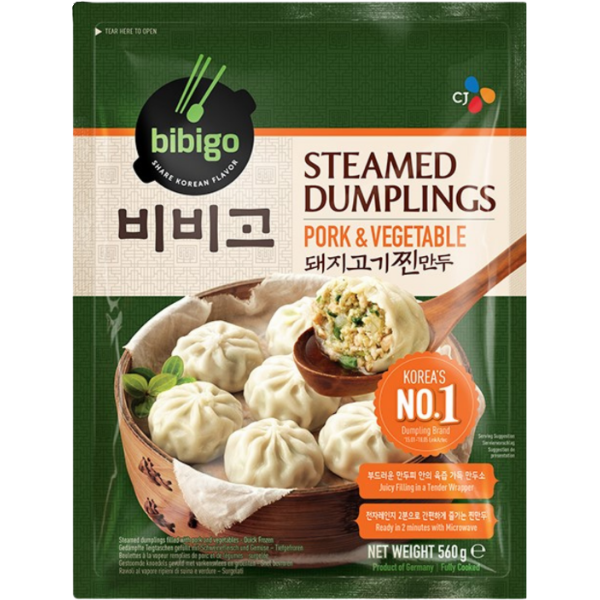 Steamed Dumplings Pork & Vegetable - 560 g