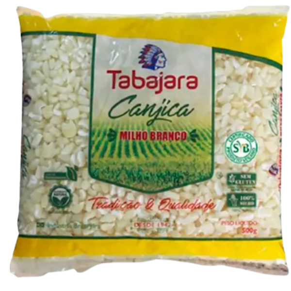 Tabajara Canjica Milho Branco (White Hominy Corn) – 500 g