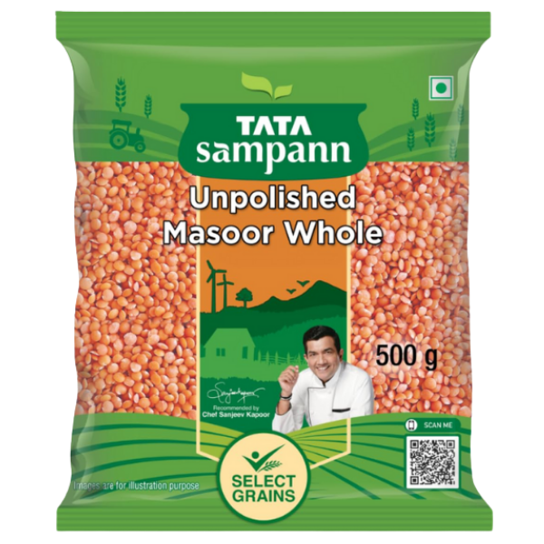 Tata Masoor Whole - 500 g