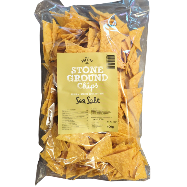 Tortilla Stone Ground Chili Chips – 400 g