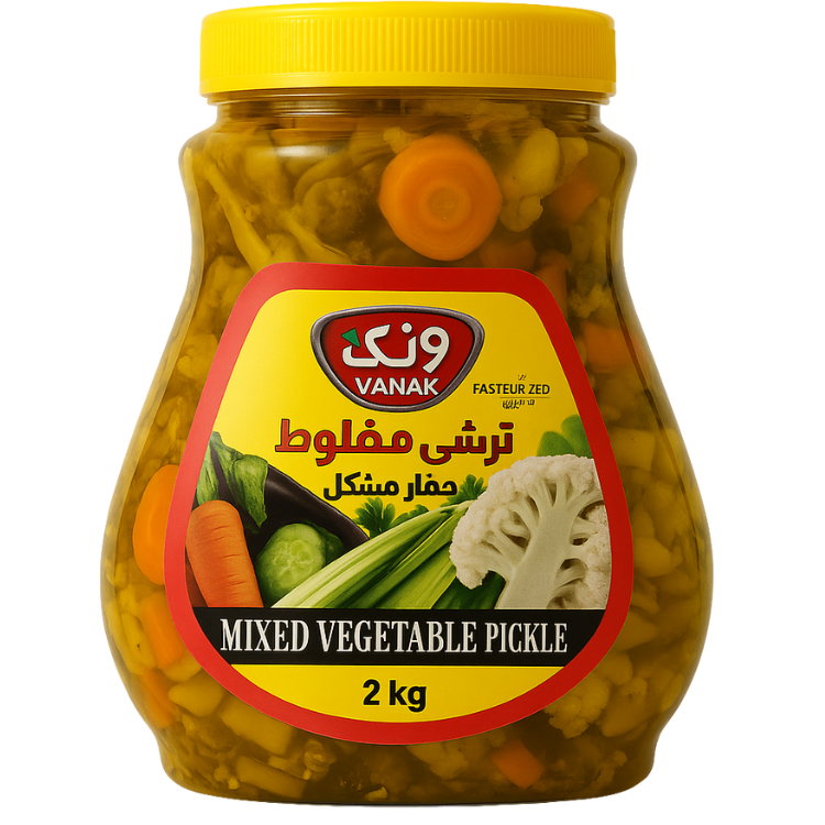 Vanak Mixed Vegetable Pickle - 2 Kg
