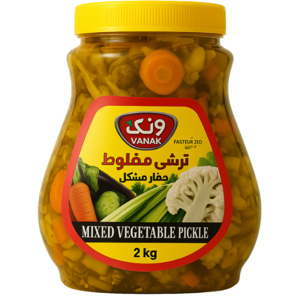 Vanak Mixed Vegetable Pickle - 2 Kg