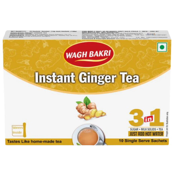Wagh Bakri Instant Ginger Tea - 140 g