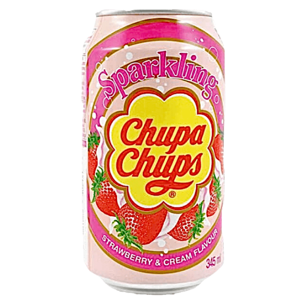 Chupa Chups Strawberry & Cream - 345 ml