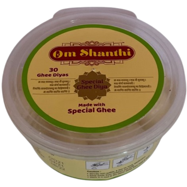 Ghee Diya 30 Pcs - 10 g
