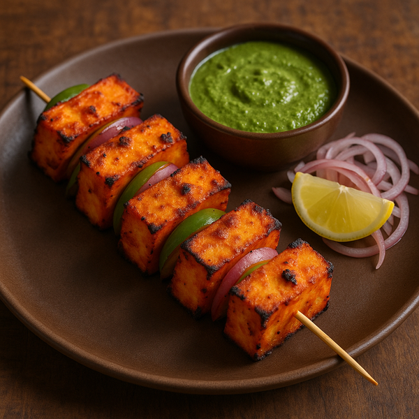 Paneer Tikka Recipe (Tandoori Paneer Starter Snack)