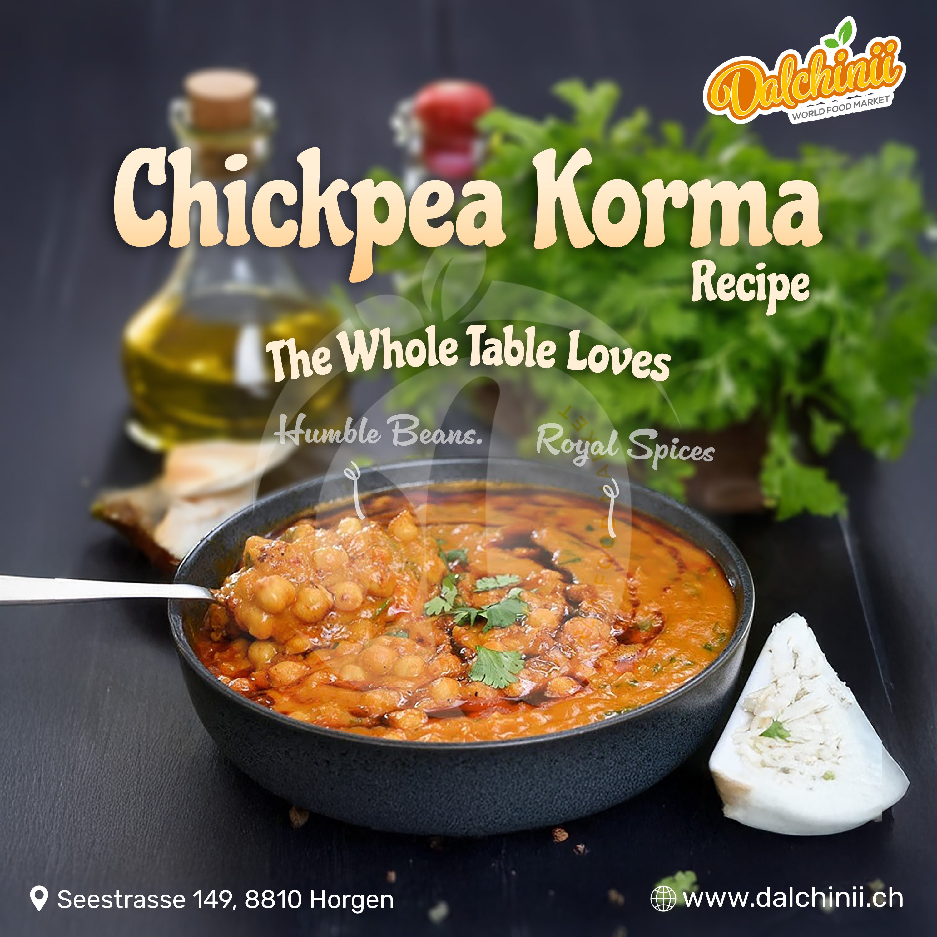 Chickpea Korma Recipe
