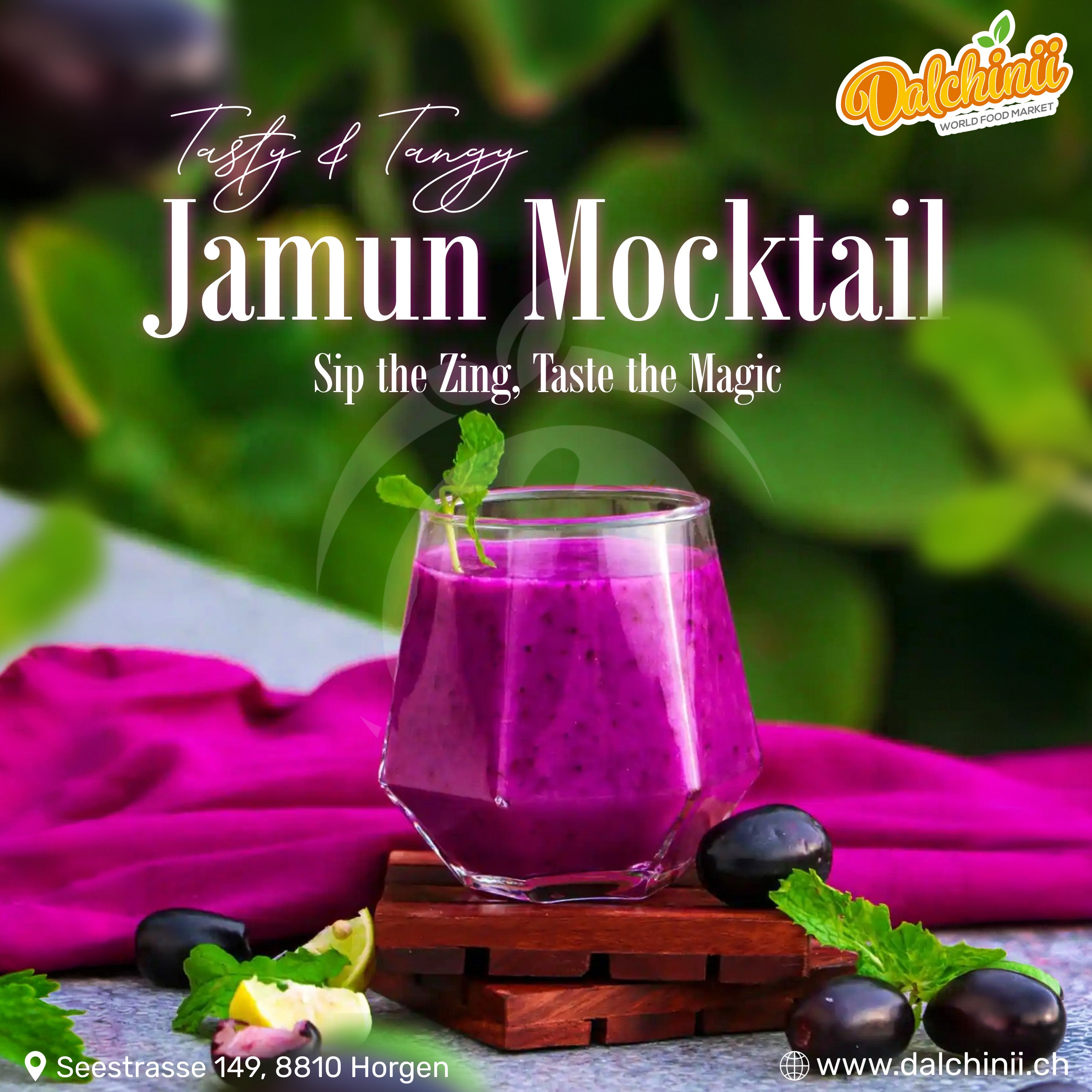 Jamun Mocktail (Tasty & Tangy) Recipe