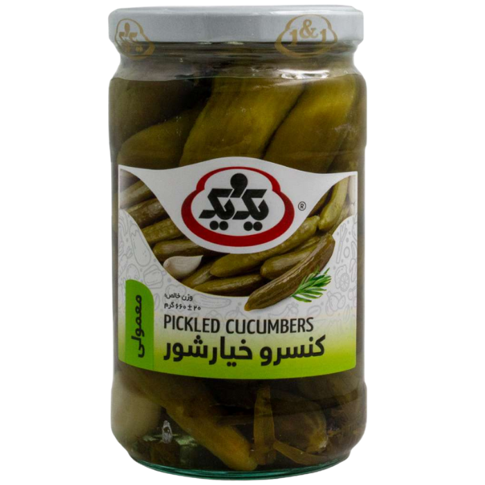 1&1 Pickled Cucumbers – 660 g