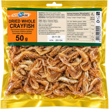 Afroase Crayfish Whole – 50 g