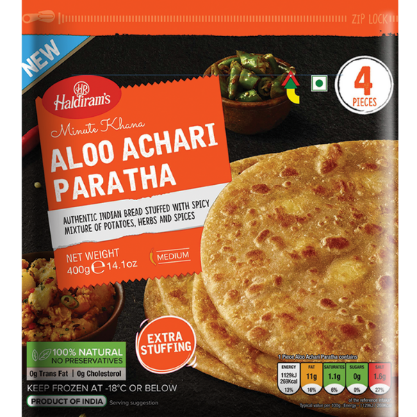 Aloo Achari Paratha 4 pcs - 400 g