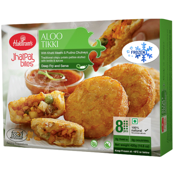 Aloo Tikki (8 pcs) Frozen - 420 g