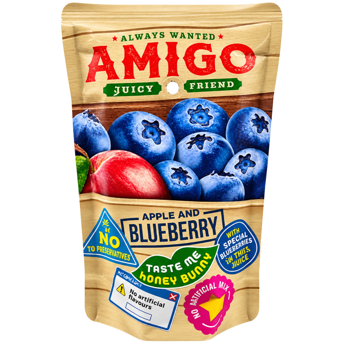 Amigo Blueberry Juice - 200 ml