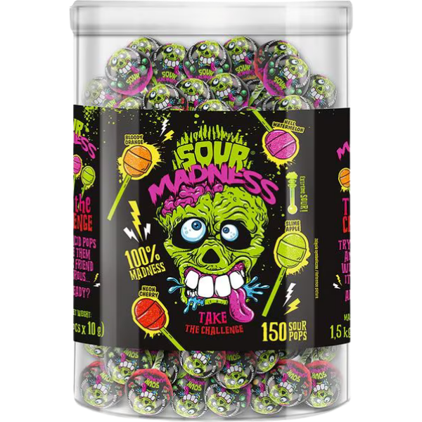 Argo Lollipop Sour Madness Per Pc - 10 g