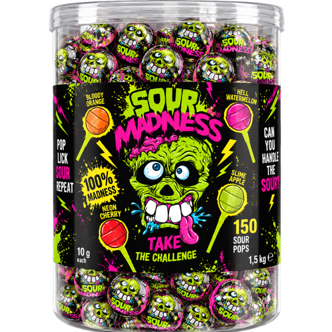 Argo Lollipop Sour Madness Per Pc - 10 g