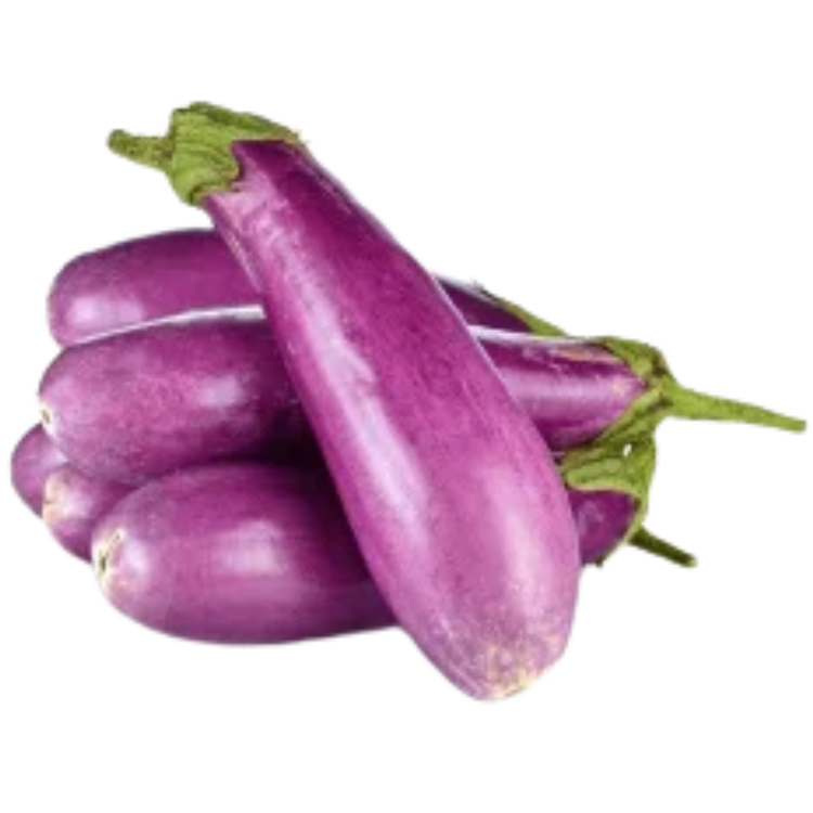 Aubergine Long (Purple Eggplant) – 500 g
