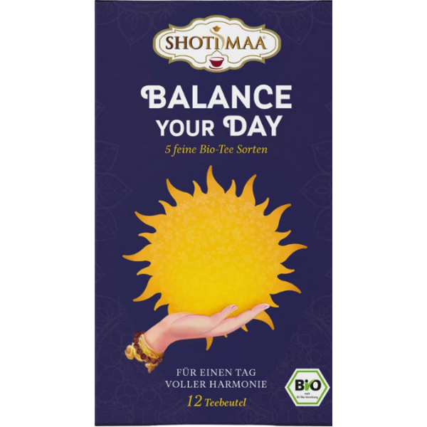 Balance Your Day Organic Tea Gift Box – 12 Teabags - 24 g