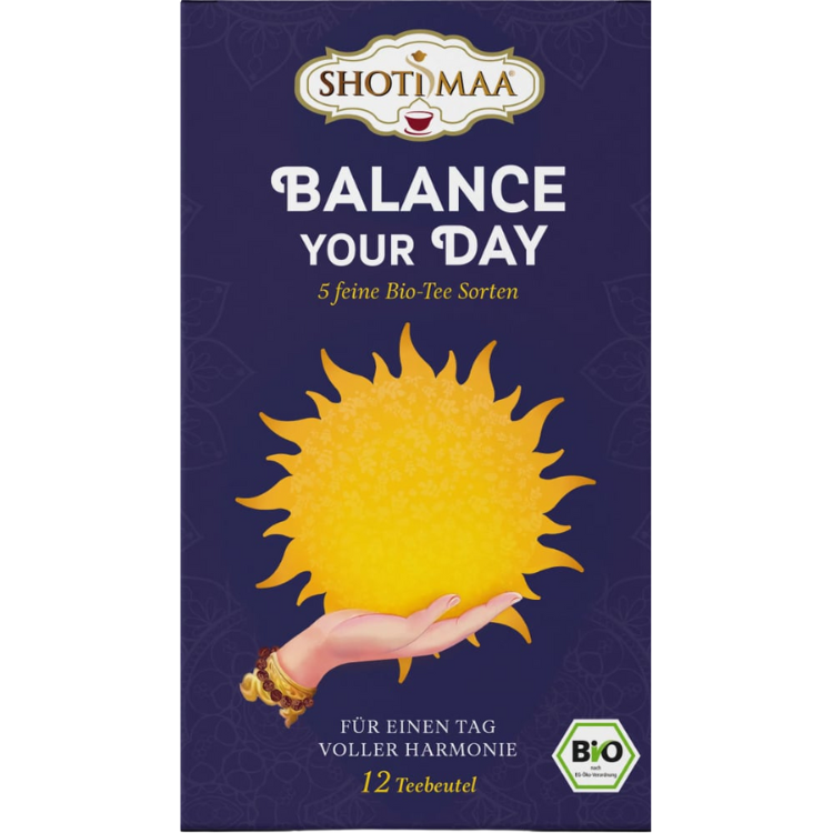 Balance Your Day Organic Tea Gift Box – 12 Teabags - 24 g
