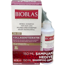 Bioblas Collagen + Keratin Herbal Shampoo – 360 ml + 150 ml
