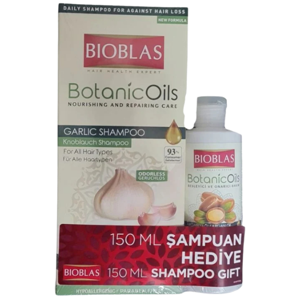 Bioblas Garlic Shampoo – 360 ml+ 150ml