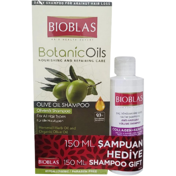 Bioblas Olive Oil Shampoo – 360 ml + 150 ml