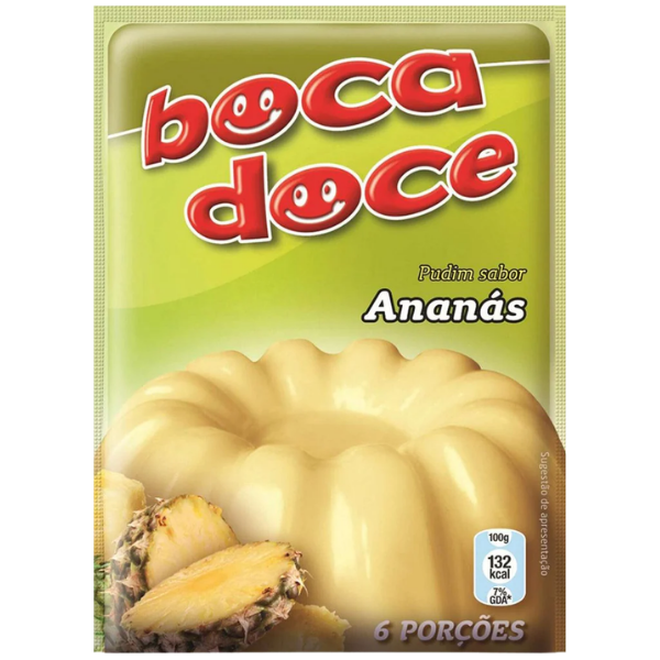 Boca Doce Pineapple Pudding Mix – 70 g