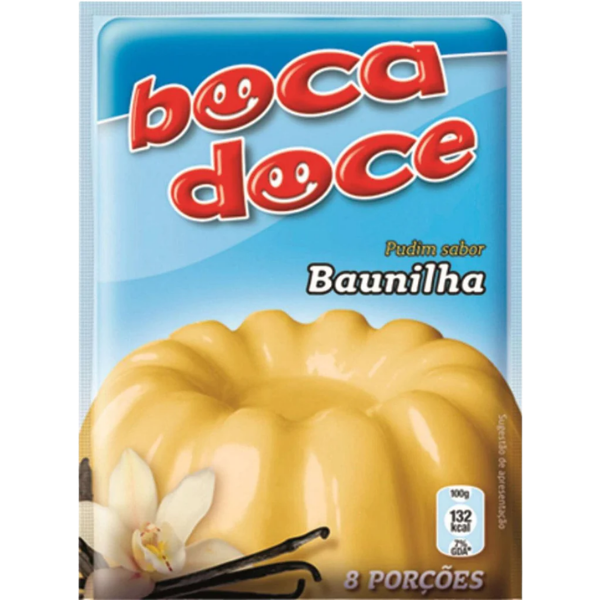 Boca Doce Vanilla Pudding Mix – 22 g