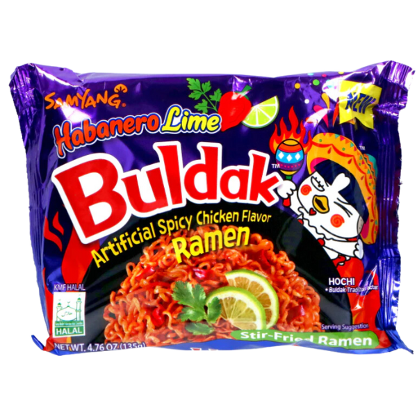 Buldak Habanero Lime Hot Chicken Ramyeon - 135 g