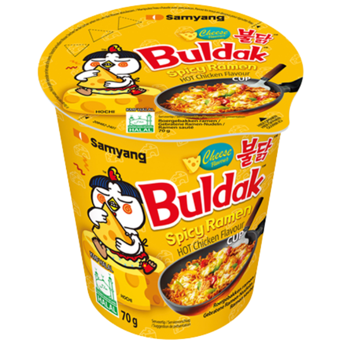 Buldak Hot Chicken Ramyeon Cup (Cheese) - 70 g