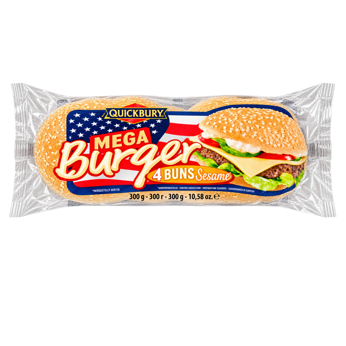 Burger Buns Mega – 300 g