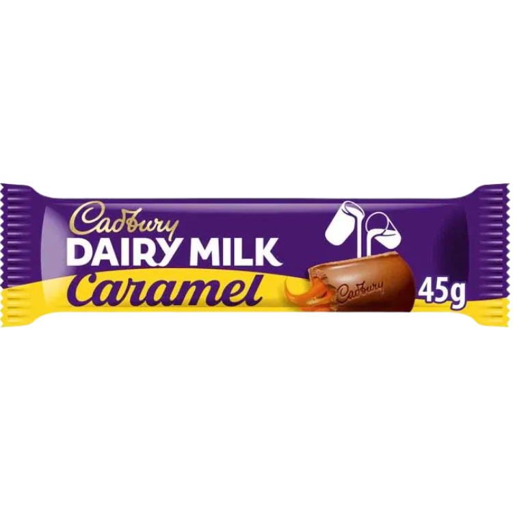Cadbury Dairy Milk Caramel Chocolate Bar – 45 g