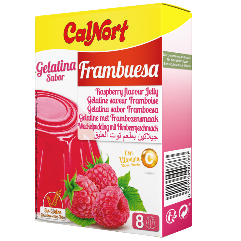 Calnort Raspberry Flavour Jelly – 170 g